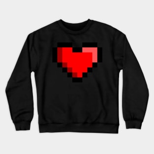 DIGITAL PIXEL HEART Crewneck Sweatshirt